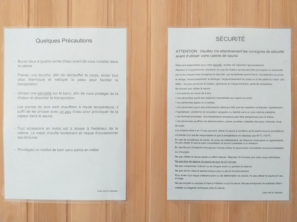 Centre ville à pied Appt avec SAUNA, Linge, Wifi, Stationnement Gratuit Vannes Quarto foto